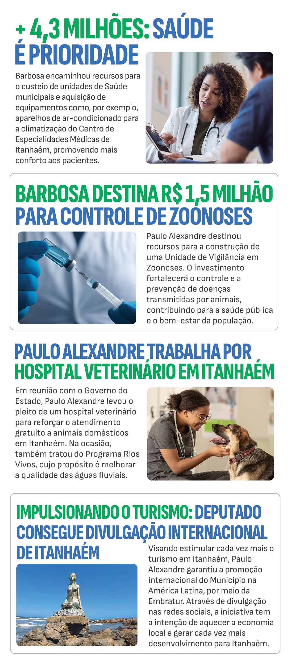 O que o deputado fez por Itanhaém?