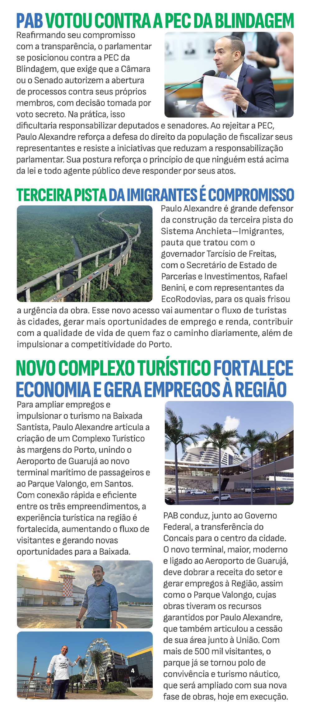 O que o deputado fez por Peruíbe?