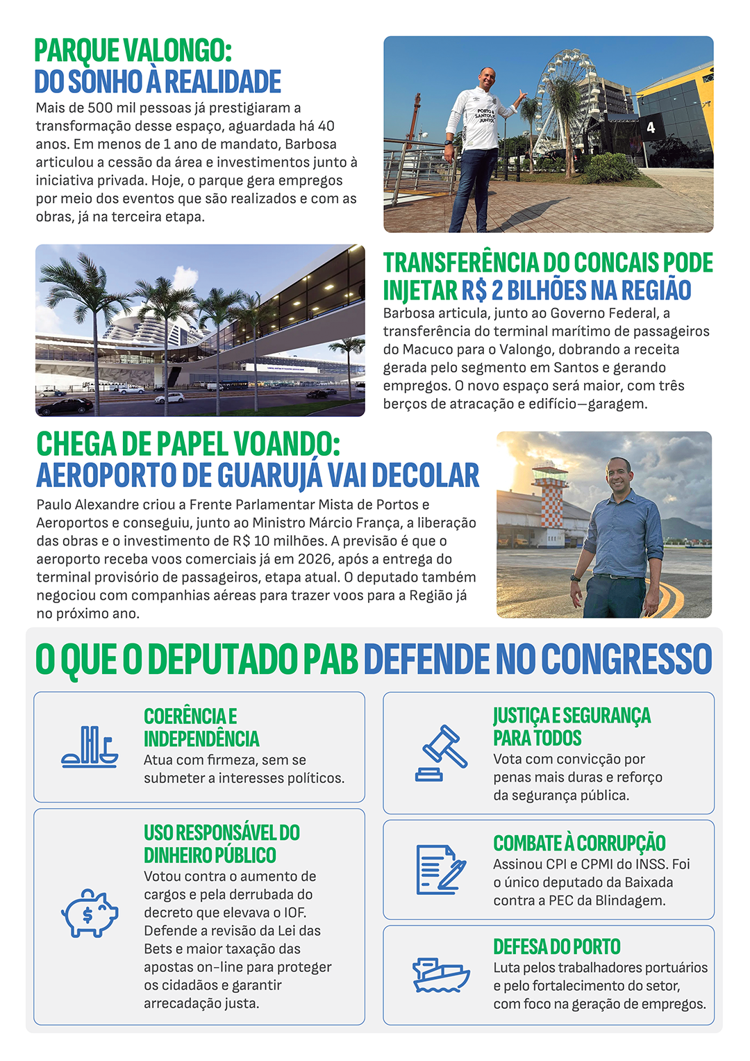 O que o deputado fez pela Zona Noroeste de Santos?