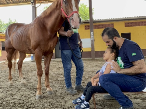 Emenda de Paulo Alexandre Barbosa vai contemplar projeto de Equoterapia de Santos
