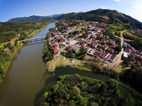 Visão aérea de Iporanga