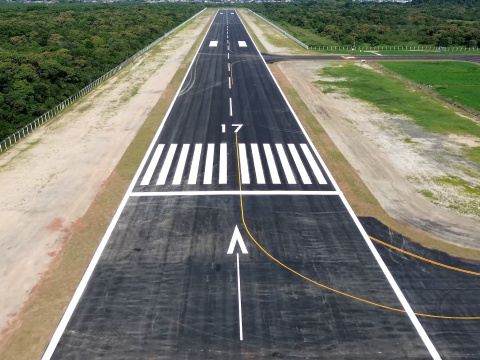 Novo aeroporto de Guarujá ficará pronto no início de 2026 e poderá começar a operar voos até o fim do próximo ano