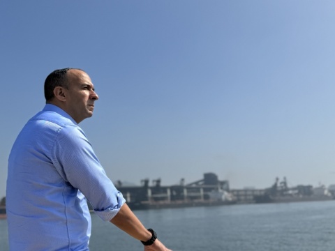 Paulo Alexandre no Porto de Santos 