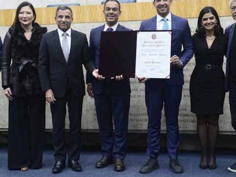 Paulo Alexandre Barbosa conquista Título de Cidadão Paulistano e reforça ligação com a capital