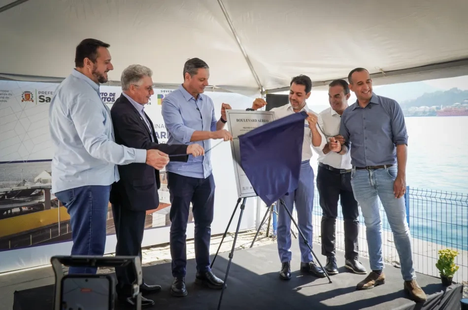APS, FIPS e Prefeitura entregam boulevard aéreo ligando Parque Valongo ao Centro de Santos