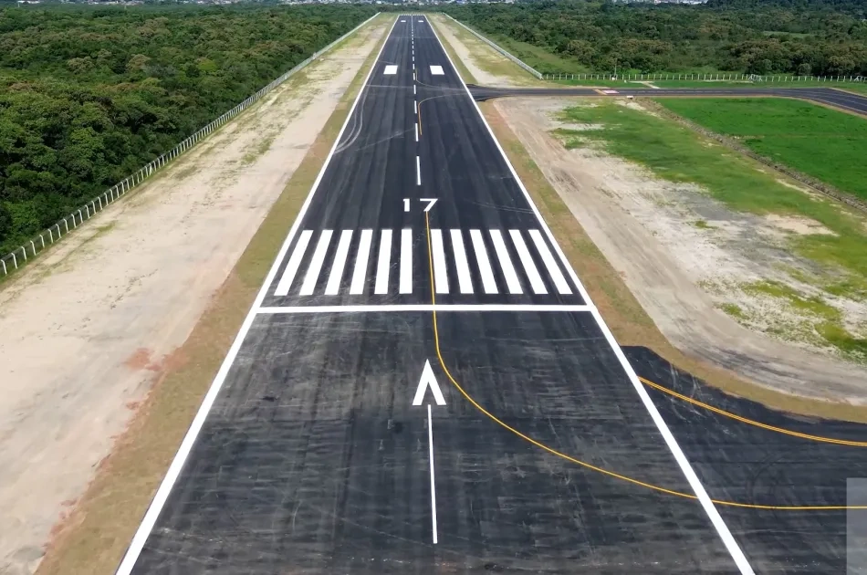 Novo aeroporto de Guarujá ficará pronto no início de 2026 e poderá começar a operar voos até o fim do próximo ano