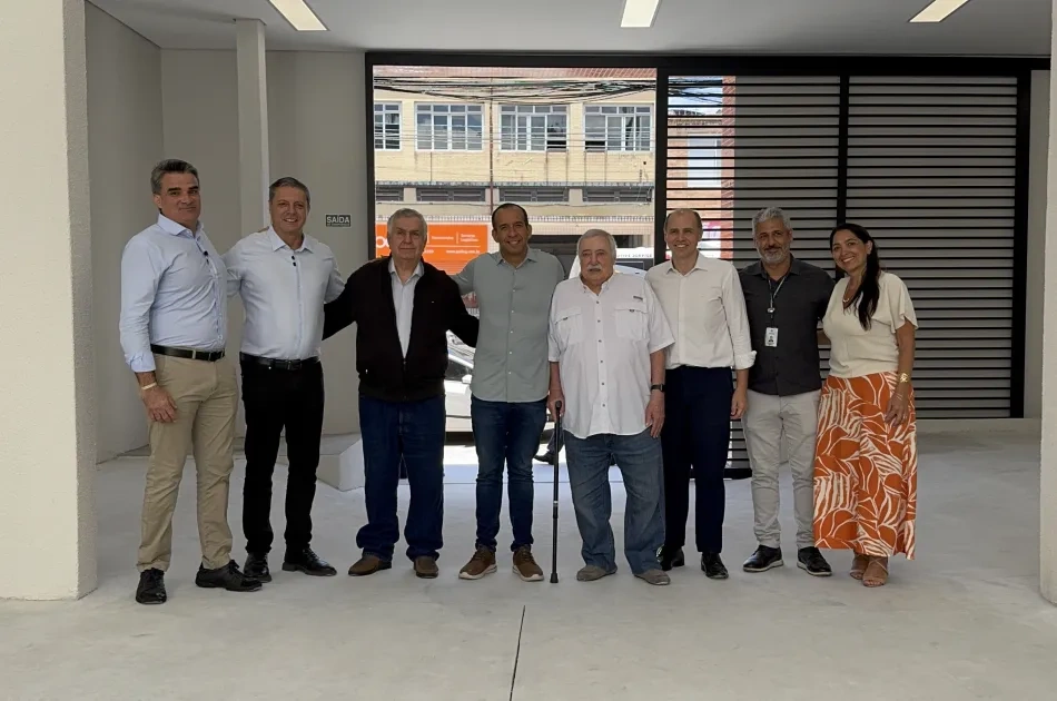 Paulo Alexandre Barbosa vistoria nova base do Samu em Santos e reforça parceria com a Fundação Lusíada